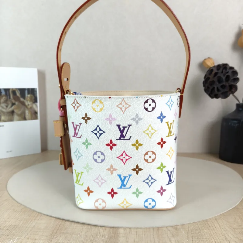 Louis Vuitton Top Handle Bag ALL IN BB Multicolore PVC BB 16 × 12 × 18 cm — detail view 10 of 11