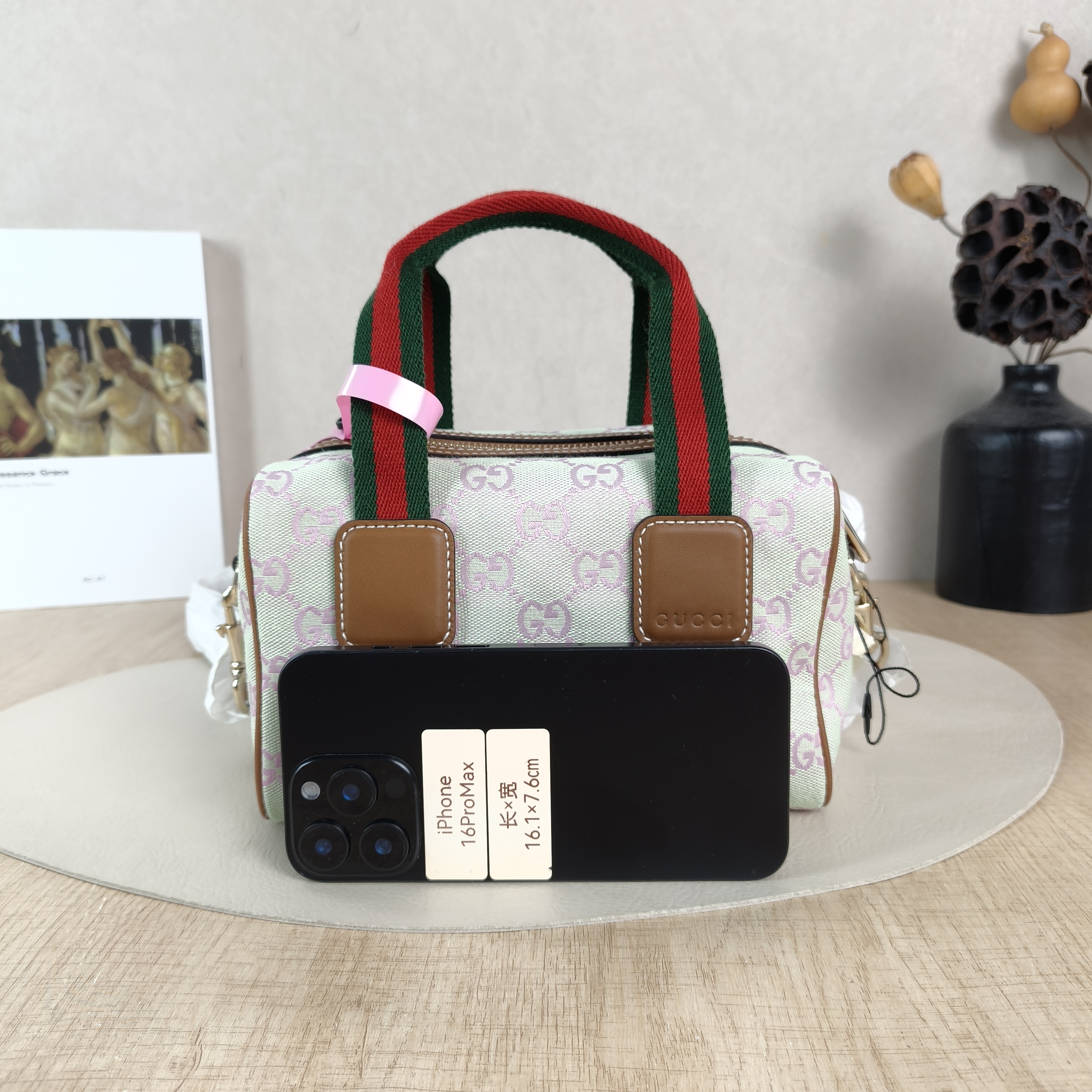 GUCCI Crossbody Bag GG Collection Green · mini20 × 13 × 13 cm — cover view 3 of 5