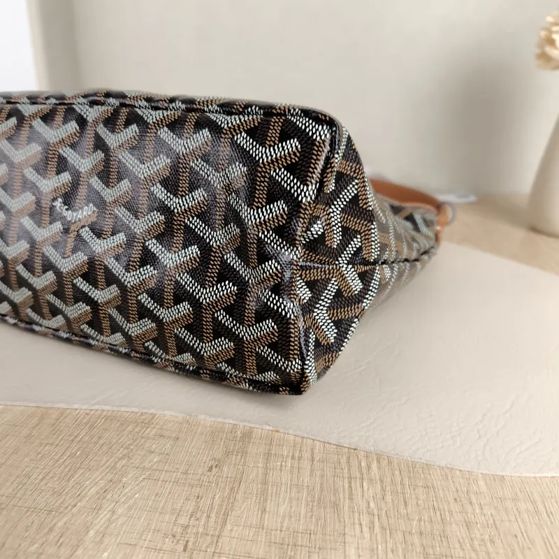 GOYARD Shoulder Bag Brown PVC Mini 29 × 11 × 18.5 cm — detail view 7 of 9