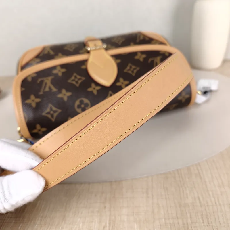 Louis Vuitton Crossbody Bag Diane Baguette Bag Shoulder Strap PVC Small 24 × 9 × 15 cm — detail view 4 of 14