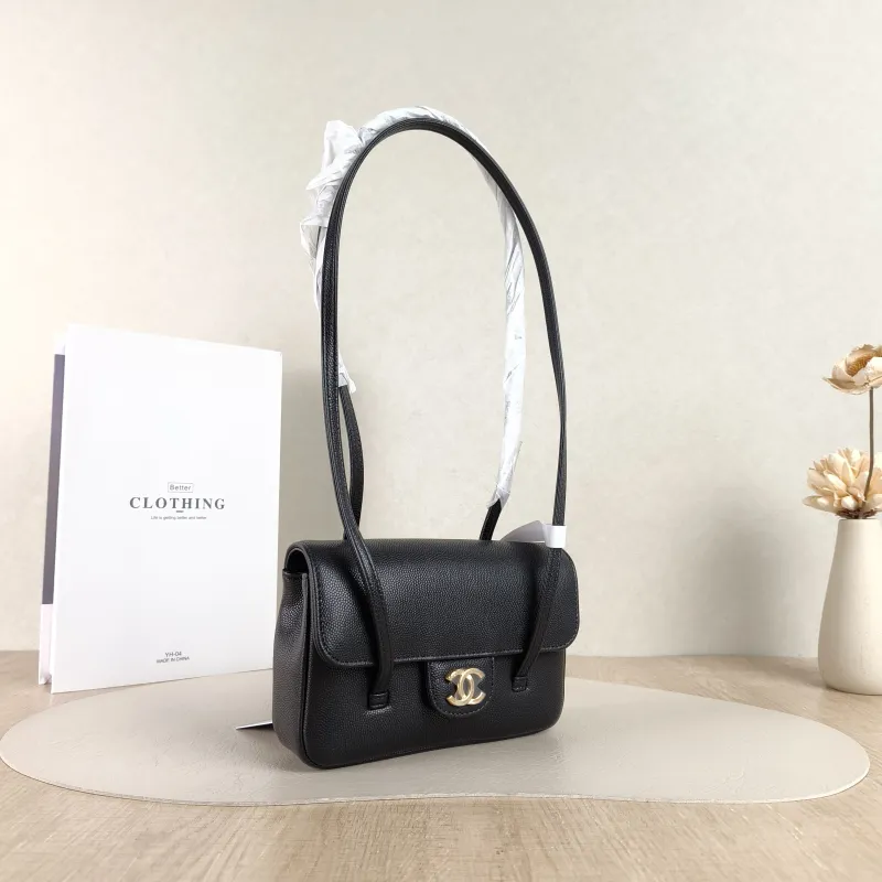 Chanel Crossbody Bag26p preppy coco Black Grained Calfskinmini17 × 5 × 11.5 cm — cover view 2 of 6