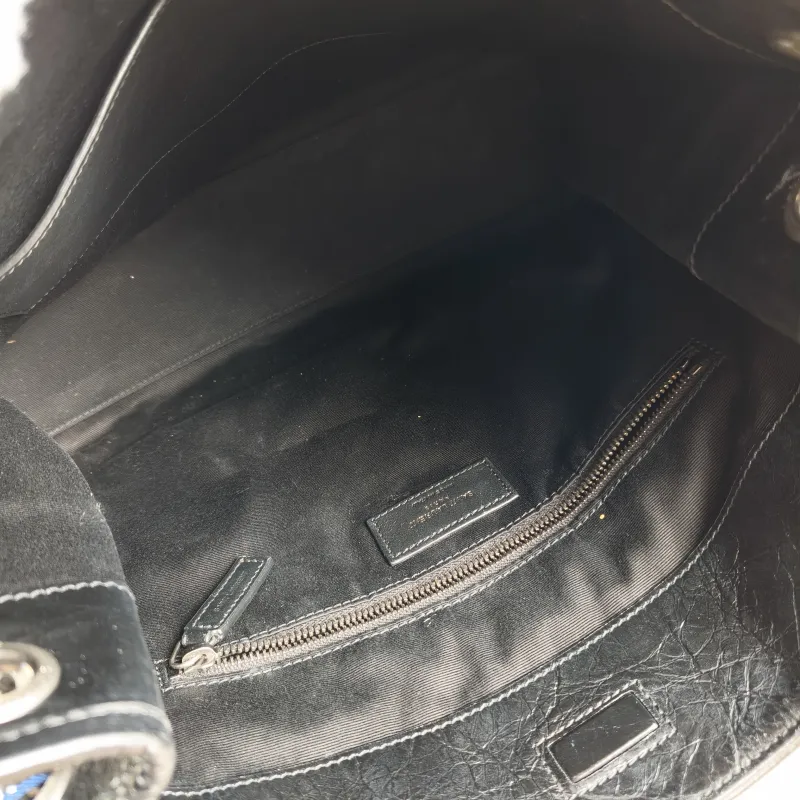 SAINT LAURENT Shoulder Bag NIKI SHOPPING Shopping Tote Black Calfskin Medium33 × 11.5 × 27 cm — detail view 6 of 12