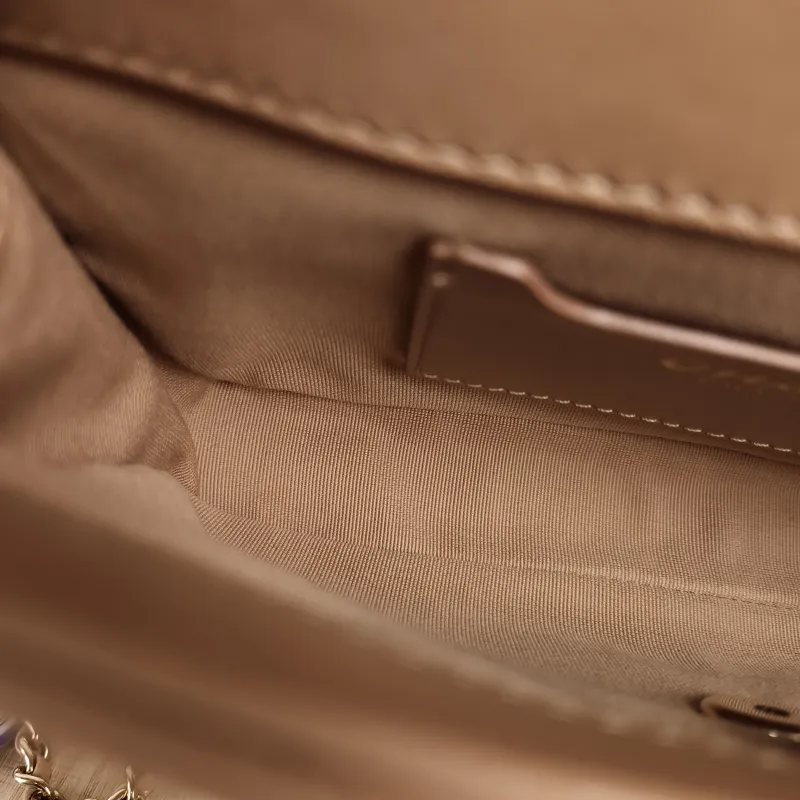Chanel Crossbody Bag Crossbody Bag Taupe Calfskin One Size20 × 3.5 × 14 cm — detail view 1 of 15
