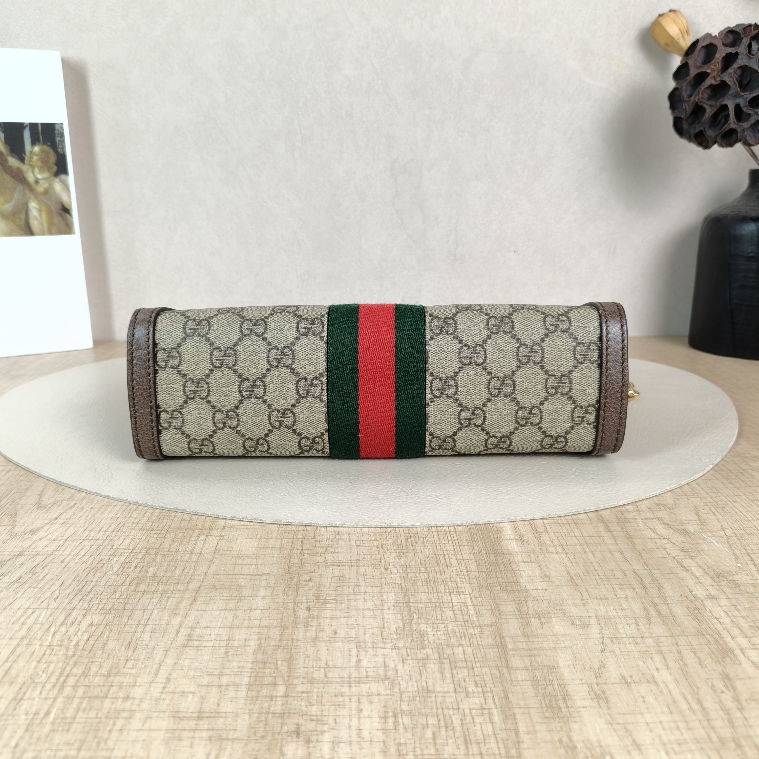 GUCCI Crossbody Bag Ophidia Monogram PVC Medium26 × 8 × 17.5 cm — cover view 4 of 6