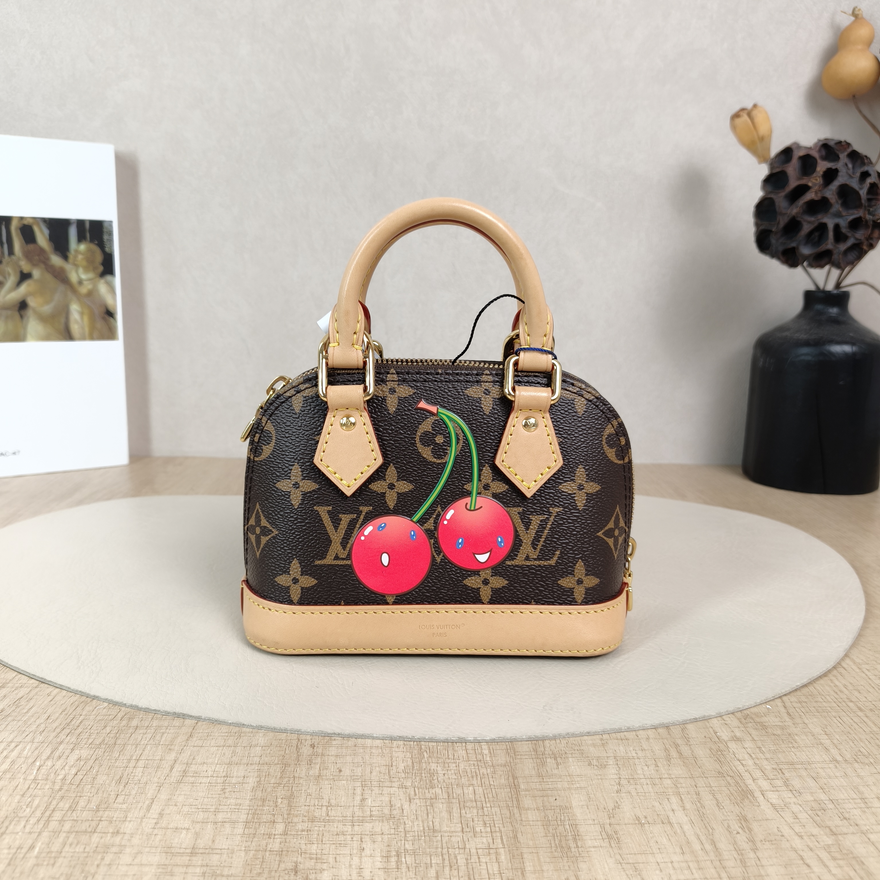 Louis Vuitton Crossbody Bag Alma Nano Monogram · PV Cnano18 × 8 × 12 cm