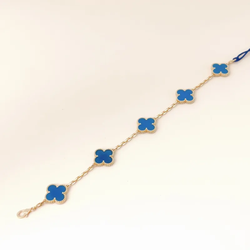 Van Cleef & Arpels Bracelet Alhambra Alhambra Collection Five-Motif Bracelet 18KY ellow Gold Vintage Small 1.5 × 1.5 × 19 cm — cover view 10 of 13