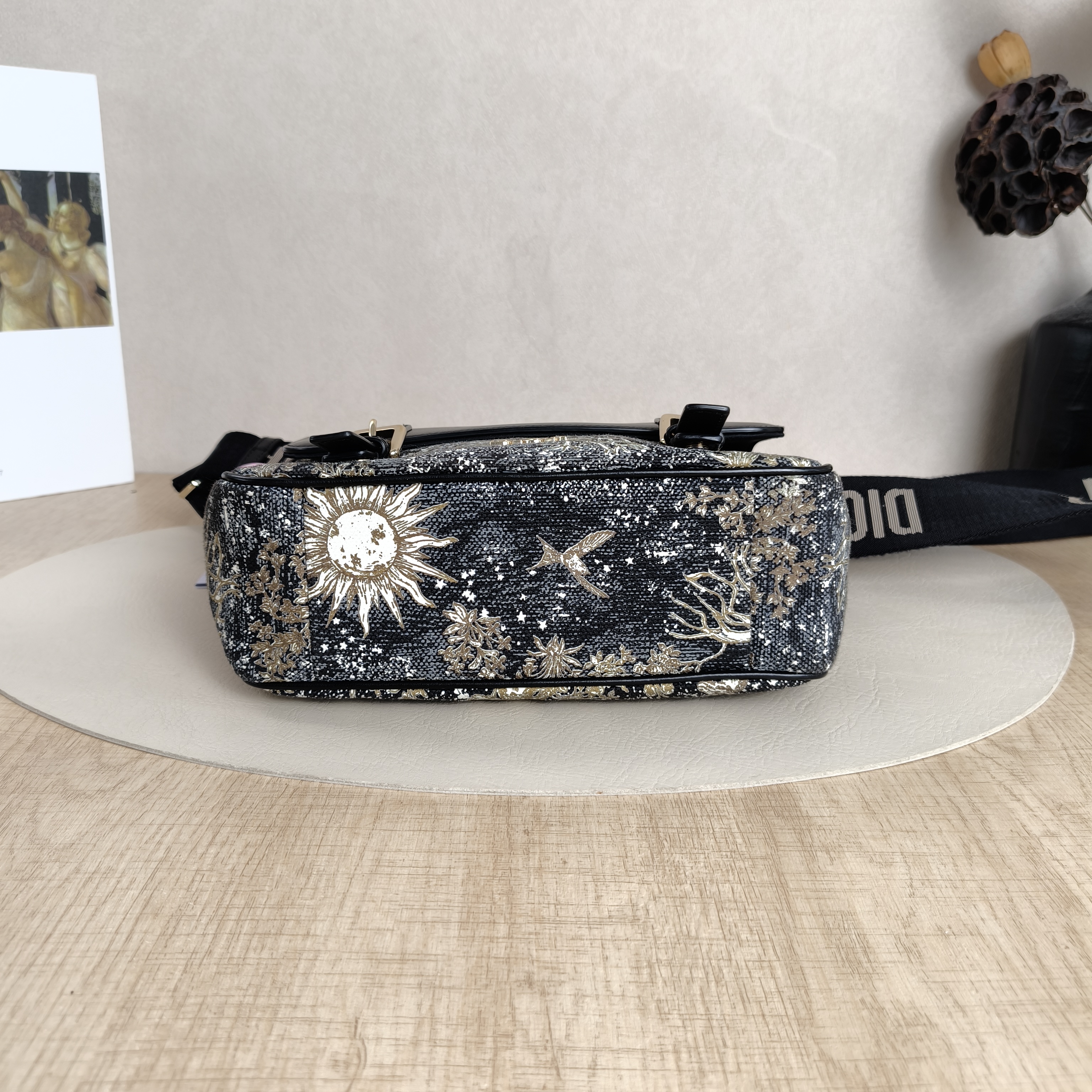 DIOR Crossbody Bag camp Messenger Bag Black Canvas Small23 × 8 × 15 cm — cover view 2 of 5