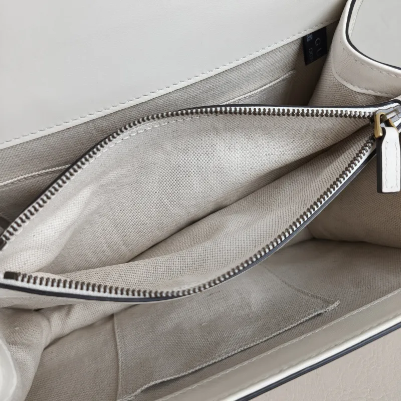 GUCCI Crossbody Bag Dionysus Crossbody Bag White · Red · Blue Calfskin Medium 27 × 13 × 18 cm — detail view 12 of 12