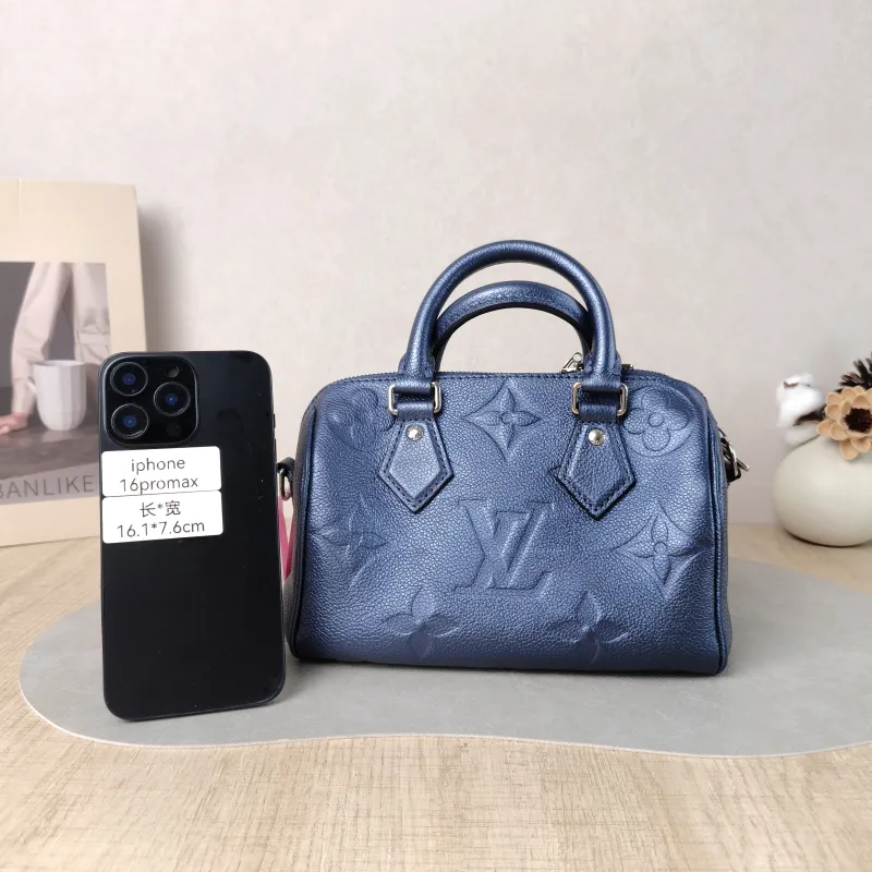Louis Vuitton Crossbody Bag Speedy20 Empreinte Embossed Calfskin Small 20.5 × 12 × 13.5 cm — cover view 6 of 6