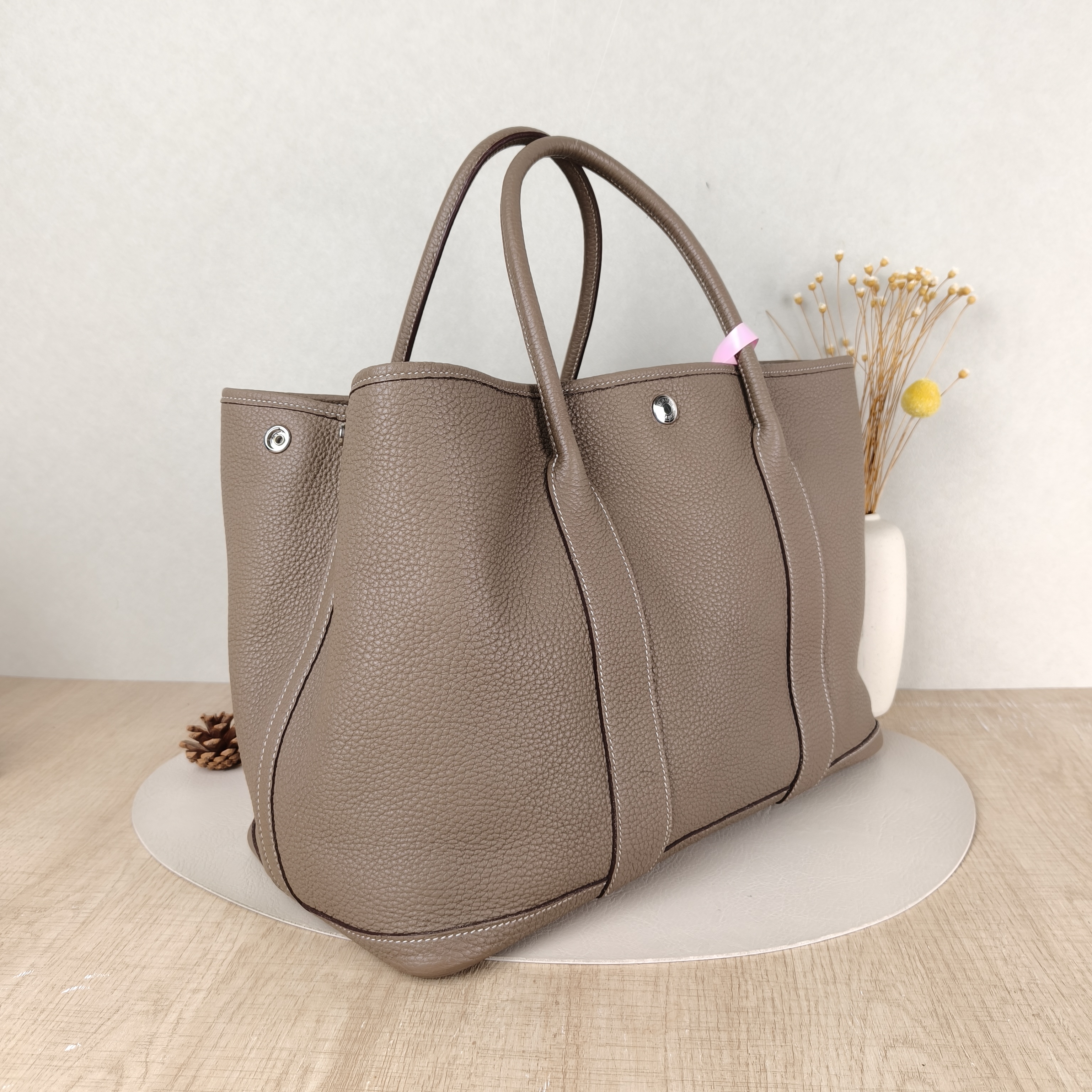 Hermès Top Handle Bag Garden Party 36 36 Negonda Calfskin Large36 × 17 × 26 cm — cover view 4 of 5