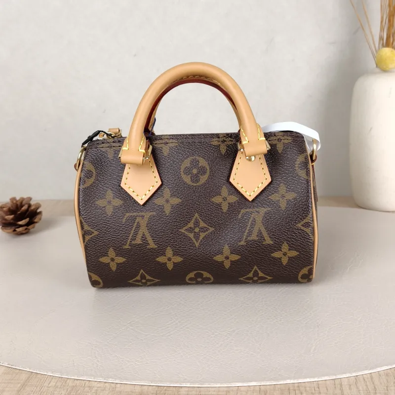 Louis Vuitton Crossbody Bag Speedy Nano Shoulder Strap PV Cnano16 × 7.5 × 10 cm — cover view 5 of 5