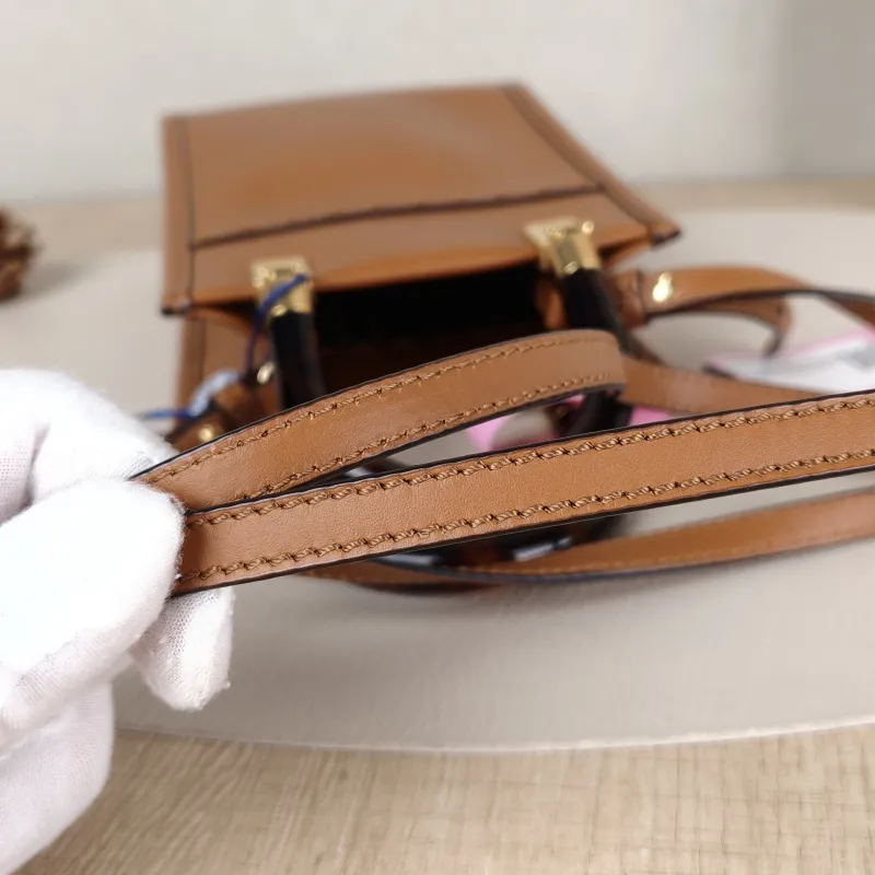 FENDI Crossbody Bagsunshine Caramel Calfskinmini13 × 6.5 × 18 cm — detail view 1 of 10