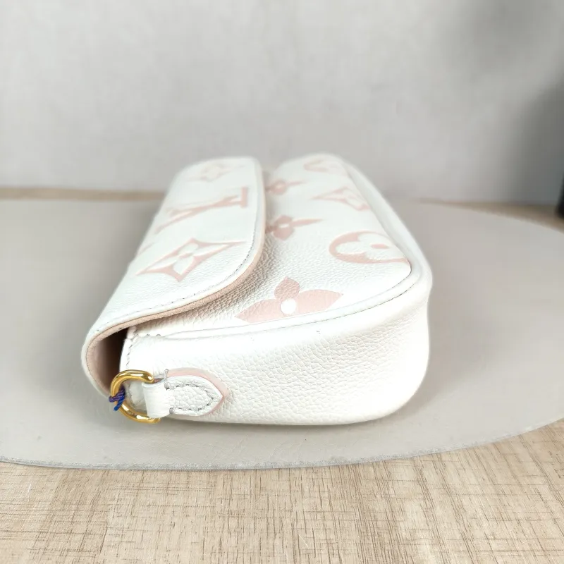 Louis Vuitton Crossbody Bag IVY White · Pink Monogram Empreinte Embossed Calfskin Small 23.5 × 4.3 × 12 cm — detail view 11 of 11