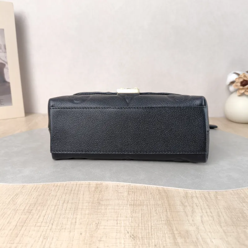 Louis Vuitton Crossbody Bag MADELEINE Black Monogram Empreinte Embossed Calfskin BB 24 × 8.5 × 17 cm — cover view 5 of 5