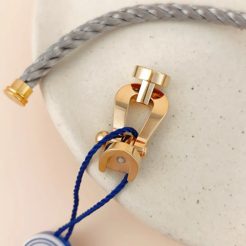 FRED Bracelet Force 10 Collection Bracelet Gold 18KY ellow Gold Large 2.6*1.4cm — cover view 4 of 11