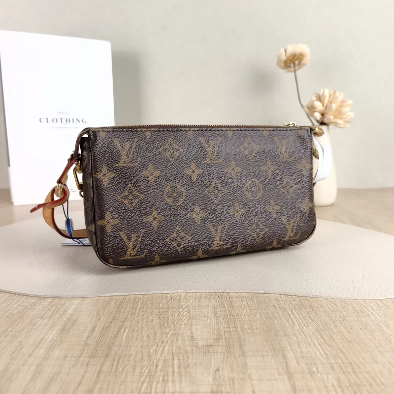 Louis Vuitton Shoulder Bag Pochette Accessoires Two Straps Monogram PVC Large 23.5 × 4 × 13.5 cm — cover view 4 of 6