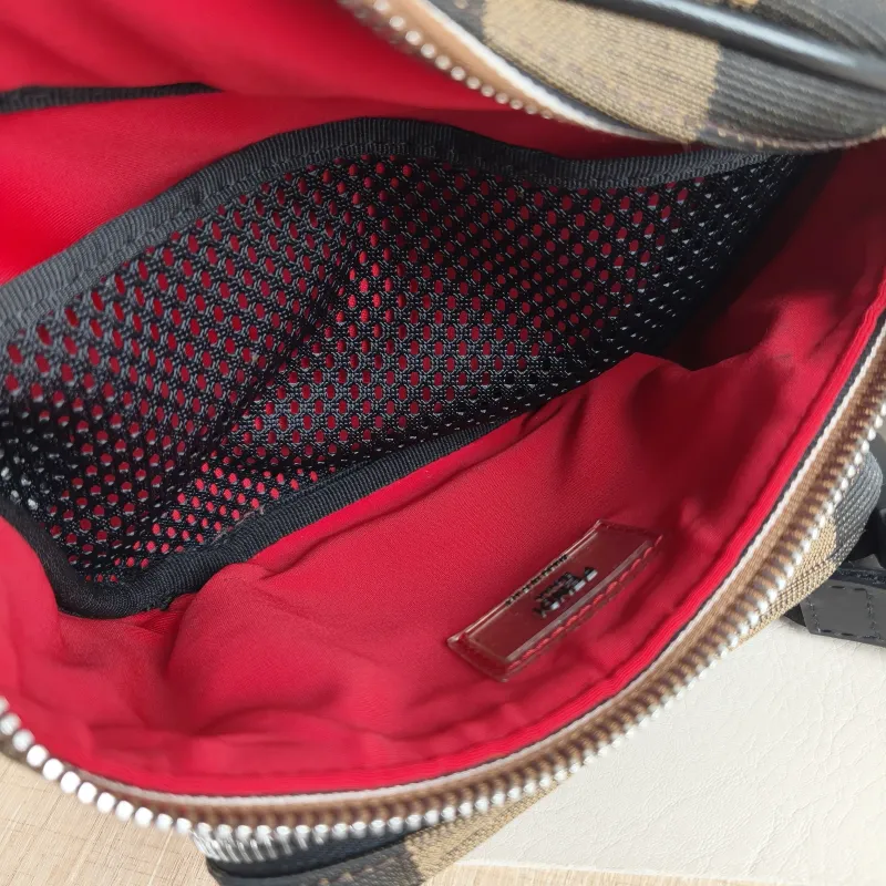 FENDI Belt Bag Belt Bag Monogram Canvas One Size 27 × 5.5 × 13 cm — detail view 6 of 8