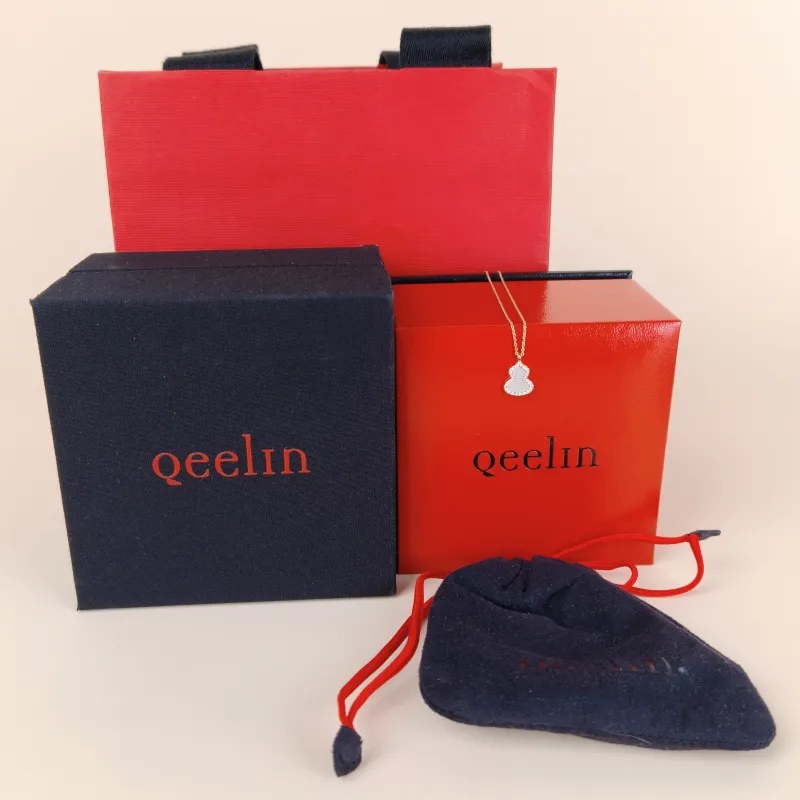 Qeelin Necklace Wulu Collection Necklace Diamond18KR ose Gold One Size 40cm — cover view 6 of 8