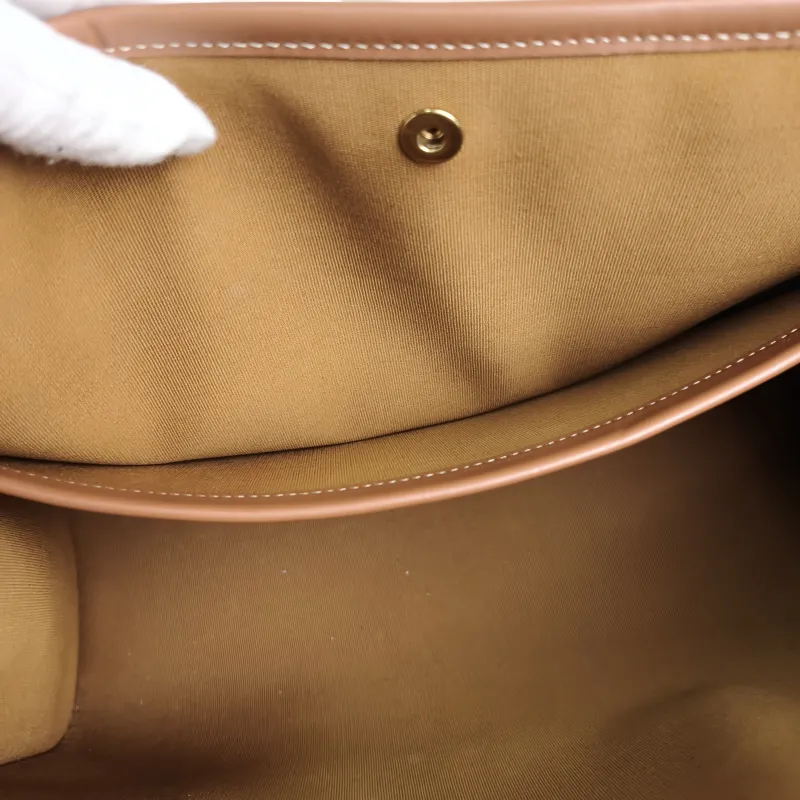 CELINE Top Handle Bag Horizontal Cabas Shopping Tote Beige PVC Mini 34 × 12 × 22.5 cm — detail view 7 of 11