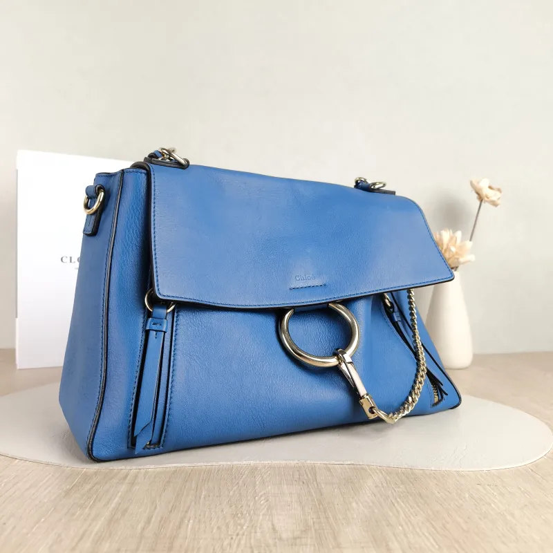 Chloé Crossbody Bag Crossbody Bag Blue Calfskin One Size 33 × 13 × 21 cm — cover view 4 of 5