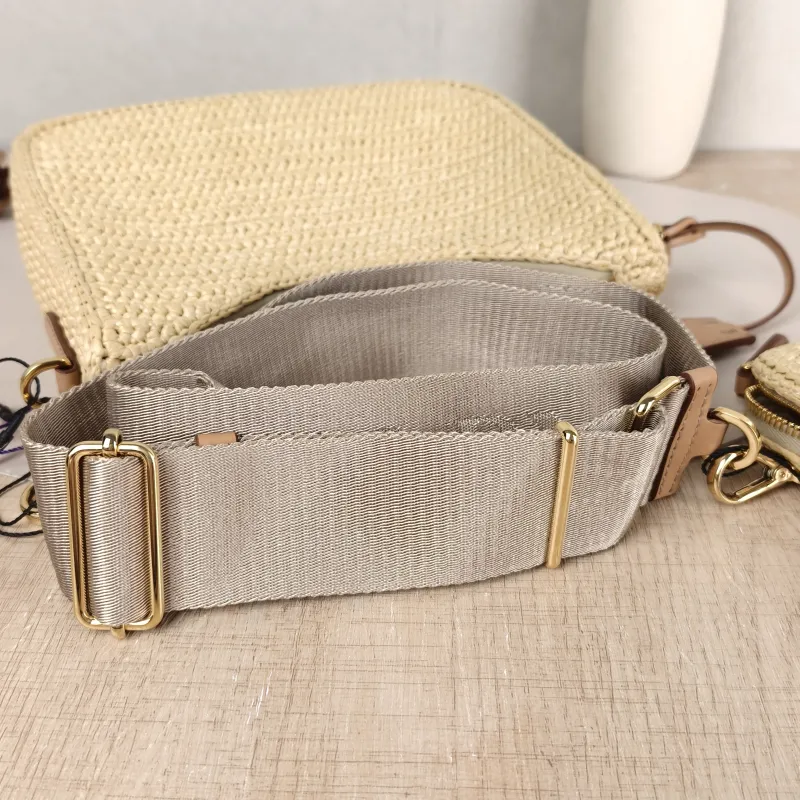 PRADA Crossbody Bag Re-Edition 2005 Hobo Woven Mini 22 × 6 × 18 cm — detail view 7 of 14