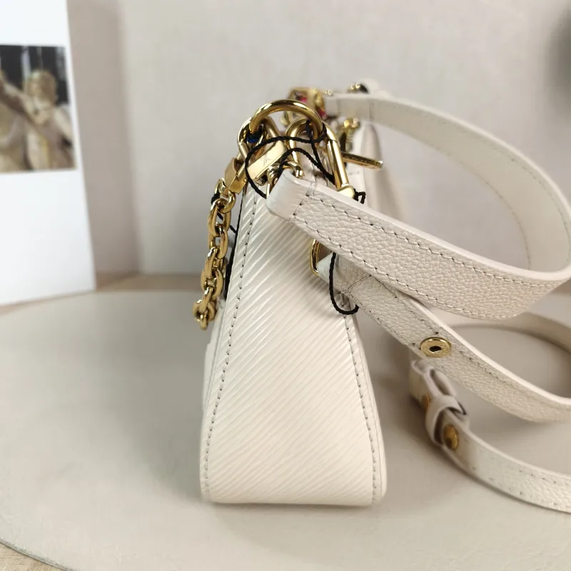 Louis Vuitton Shoulder Bag MARELLINI White Epi Embossed Calfskin Mini 19 × 6.5 × 13.5 cm — detail view 7 of 10