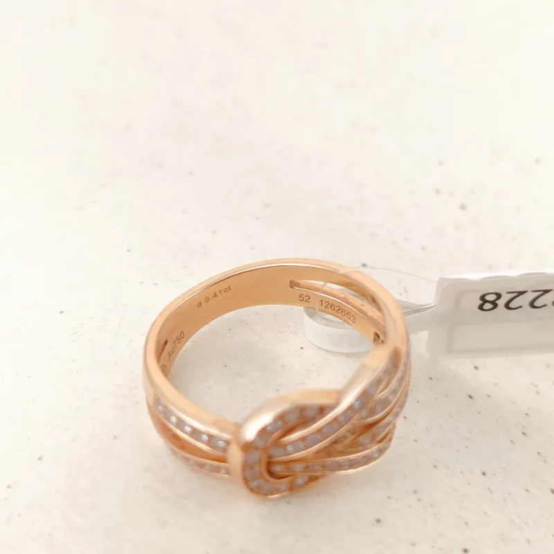 FRED Ring Chance Infinie Collection Ring Rose Gold Diamond18KR ose Gold One Size 52 — cover view 7 of 8