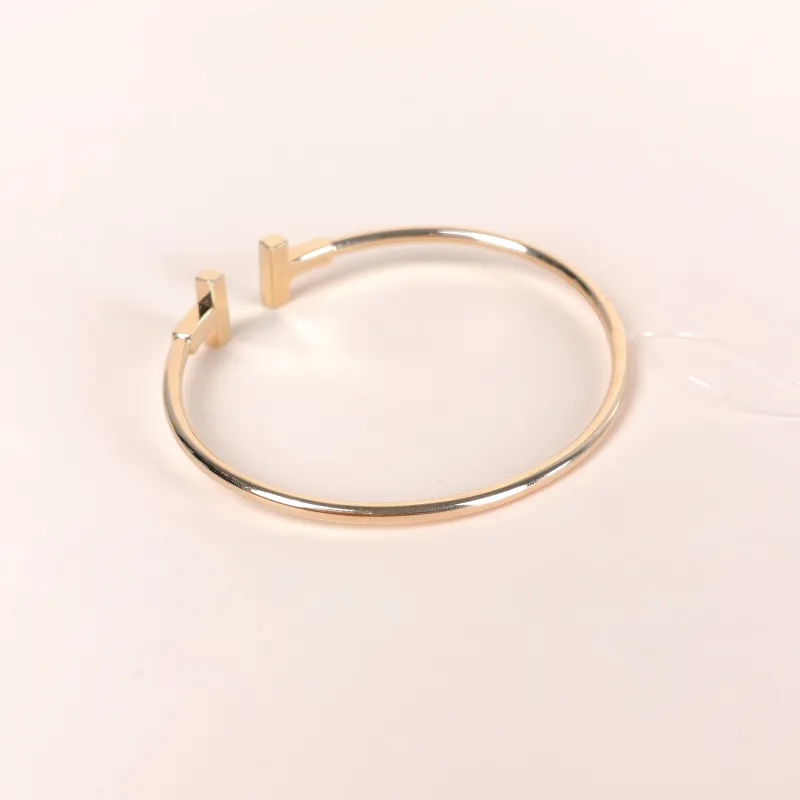Tiffany&Co. Bangle TC ollection T 18KR ose Gold Diamond One Size 16.4cm โ cover view 2 of 8