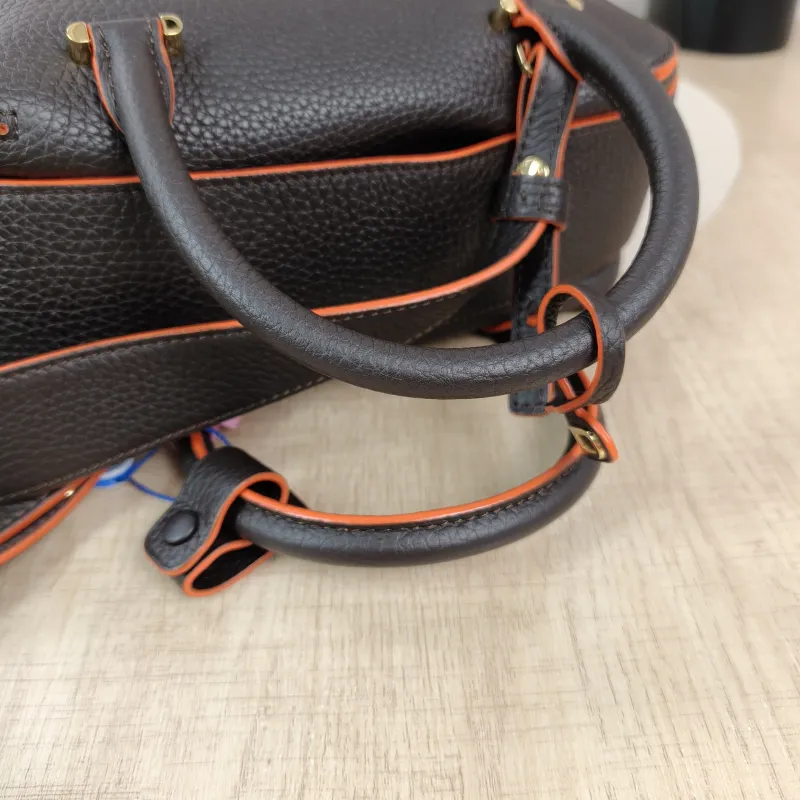 DELVAUX Top Handle Bag Cool Box Box Shoulder Bag Colorblock Calfskinmini21 × 11 × 13 cm — detail view 3 of 11