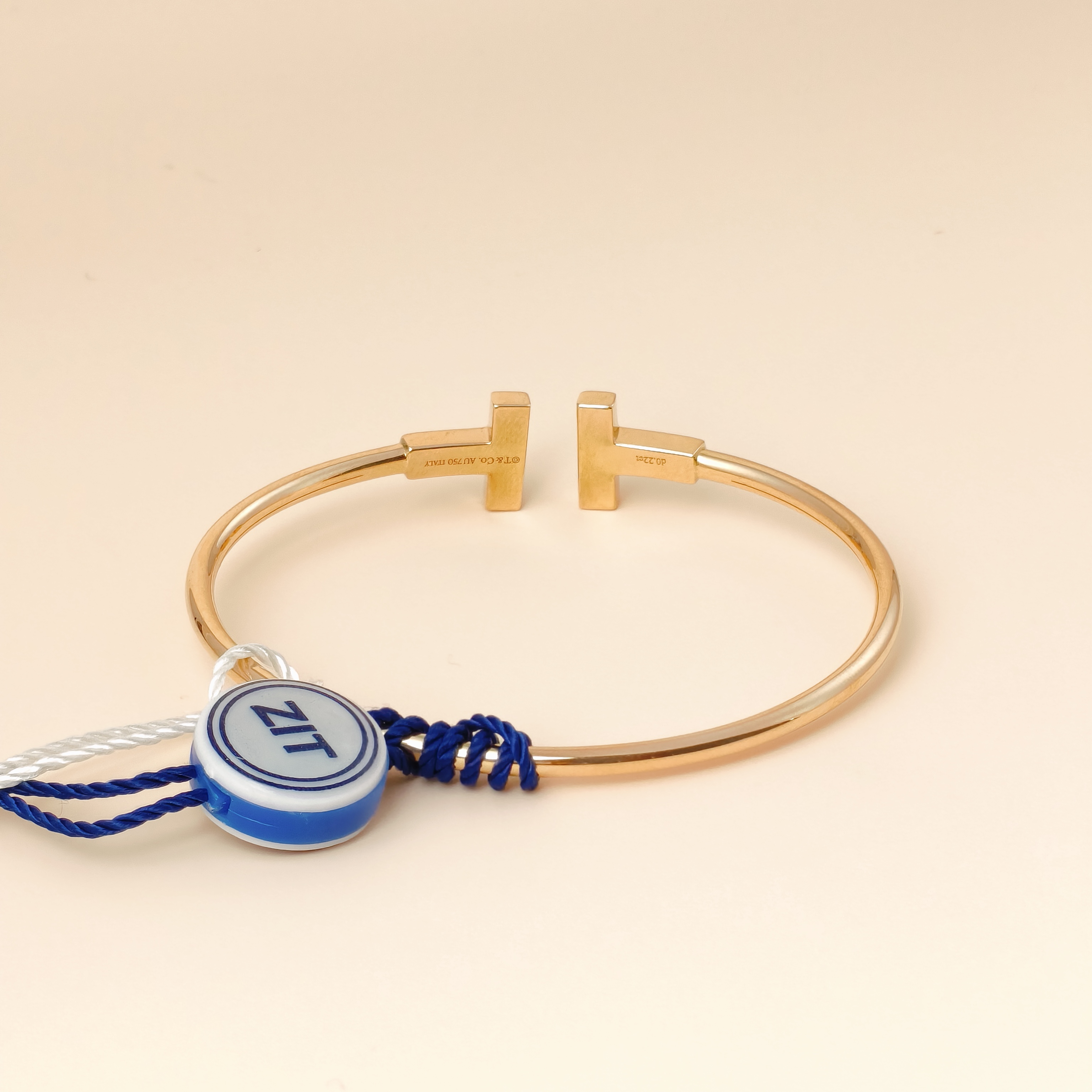 Tiffany&Co. Bangle TC ollection Yellow Gold 18KY ellow Gold Diamond One Size15cm — cover view 4 of 8