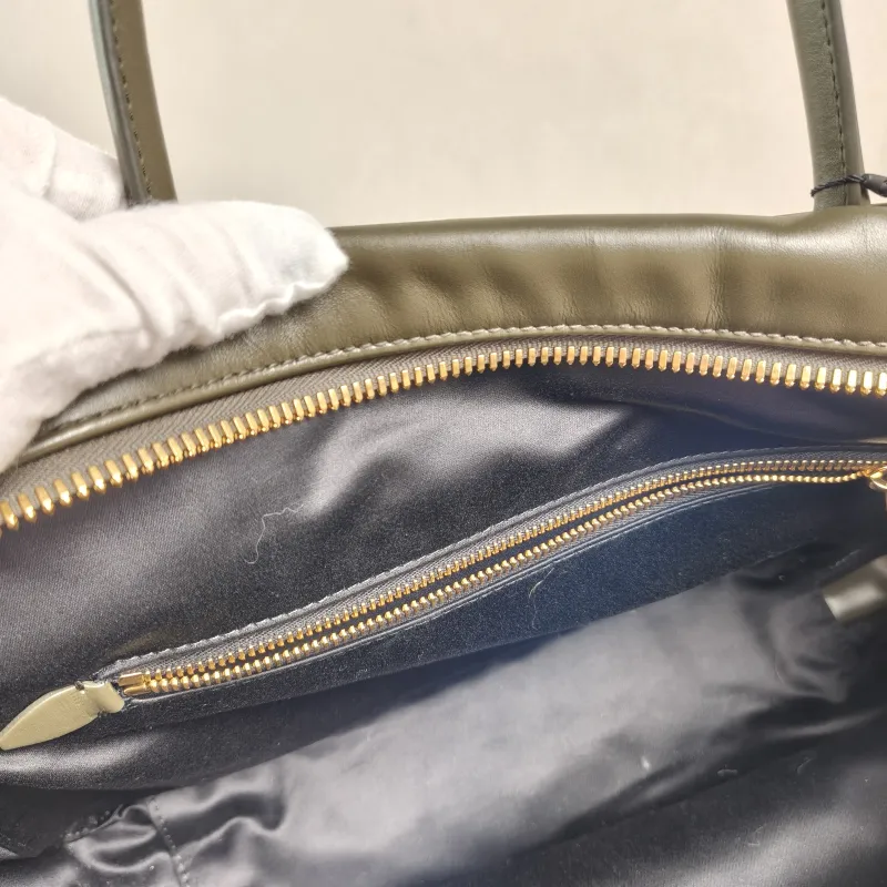 Miumiu Top Handle Bag Beau CC alfskin 34 × 10 × 23 cm — detail view 7 of 12