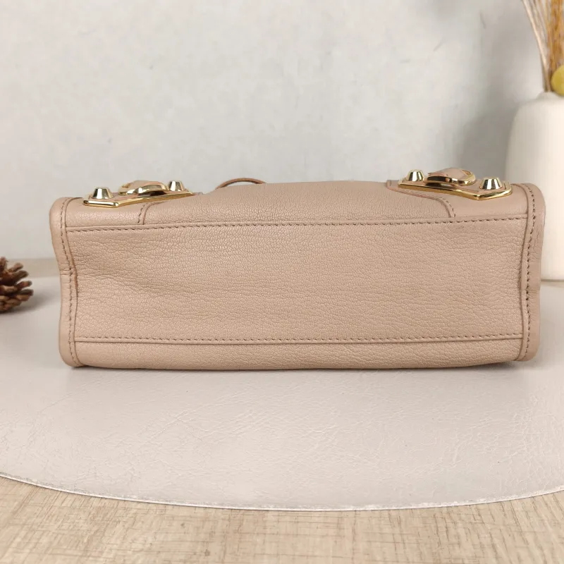 BALENCIAGA Crossbody Bag Classic City Pink Calfskin Mini 24 × 10 × 16 cm — cover view 3 of 5