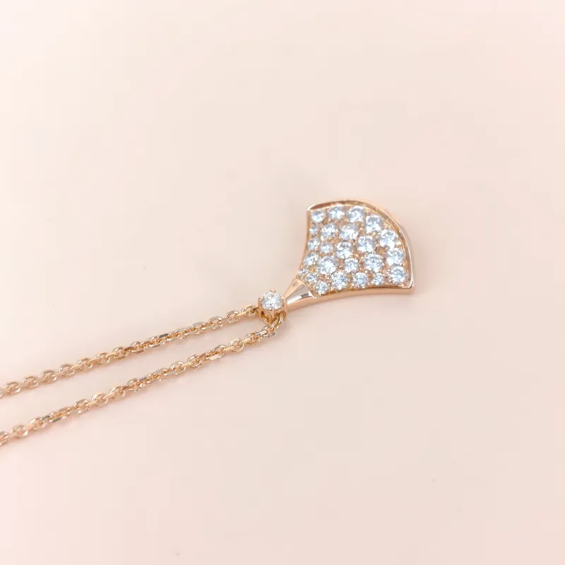 Bvlgari Necklace Divas' Dream Pavé Diamond Rose Gold Diamond18KR ose Gold Small 43cm — cover view 6 of 9