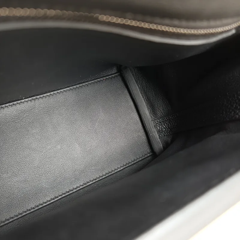 Hermès Crossbody Bag 24 · 24 21 Shoulder Bag Black Togo Calfskin · Swift Calfskin Mini 21 × 10 × 16 cm G — detail view 9 of 13