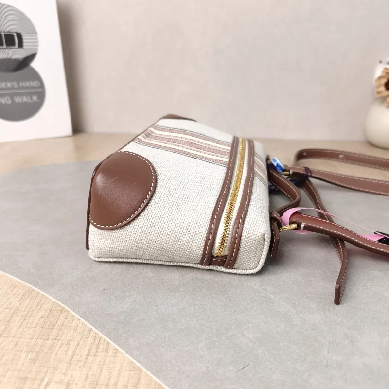 Loro Piana Crossbody Bag Extra Pocket L19 Colorblock Canvas One Size 19 × 7 × 11.5 cm — detail view 10 of 13