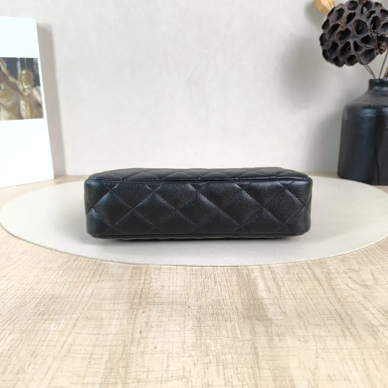 Chanel Crossbody Bag 25a Black Grained Calfskin One Size 21 × 5.5 × 12 cm — cover view 6 of 6