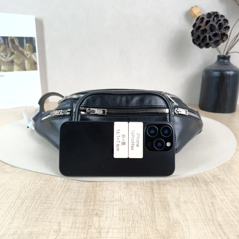 Alexander Wang Belt Bag Attica Collection Belt Bag Black Lambskin One Size33 × 8 × 12 cm — cover view 2 of 5
