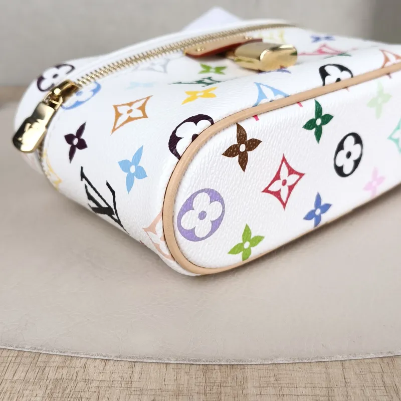 Louis Vuitton Shoulder Bag VANITY POUCH Cosmetic Bag Multicolore PVC One Size 19 × 6.5 × 11.5 cm — detail view 13 of 15