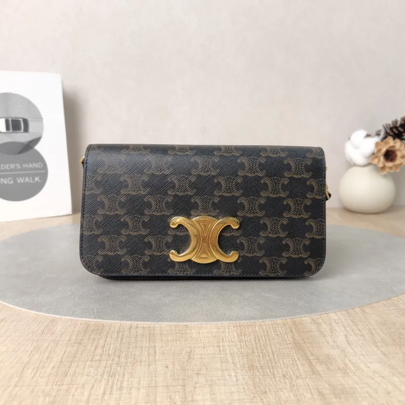 CELINE Shoulder Bag Crossbody Bag Monogram PVC One Size21 × 3 × 11 cm
