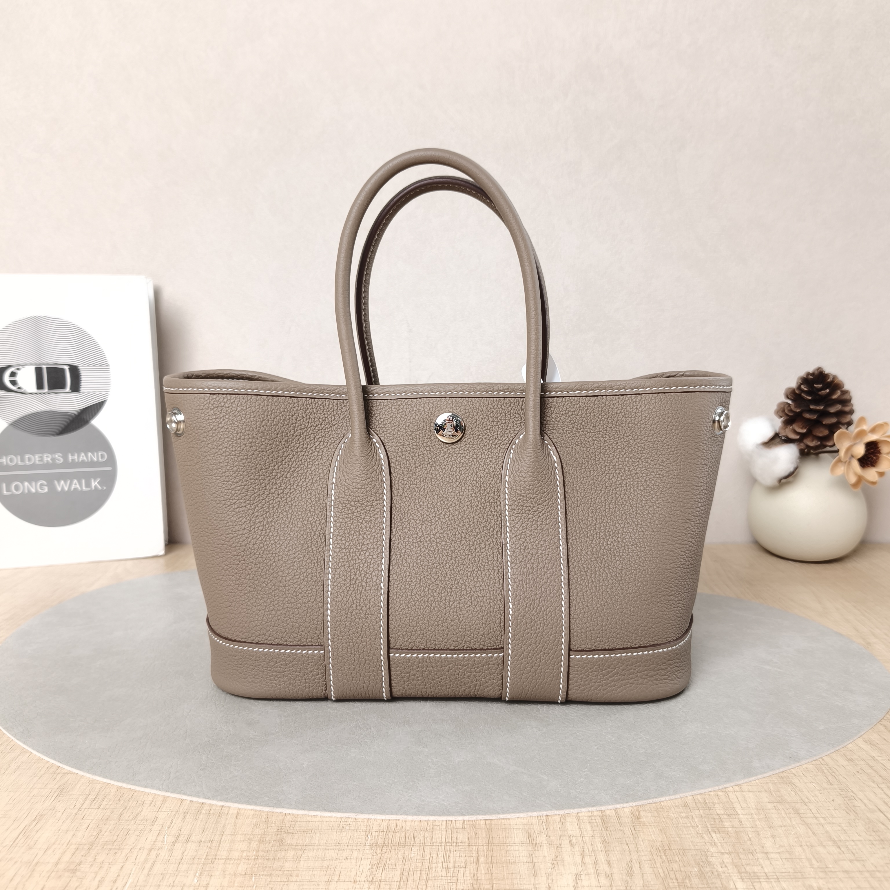 Hermès Top Handle Bag Neo Garden 23 Mini18 Negonda Calfskinmini23 × 10 × 16 cm