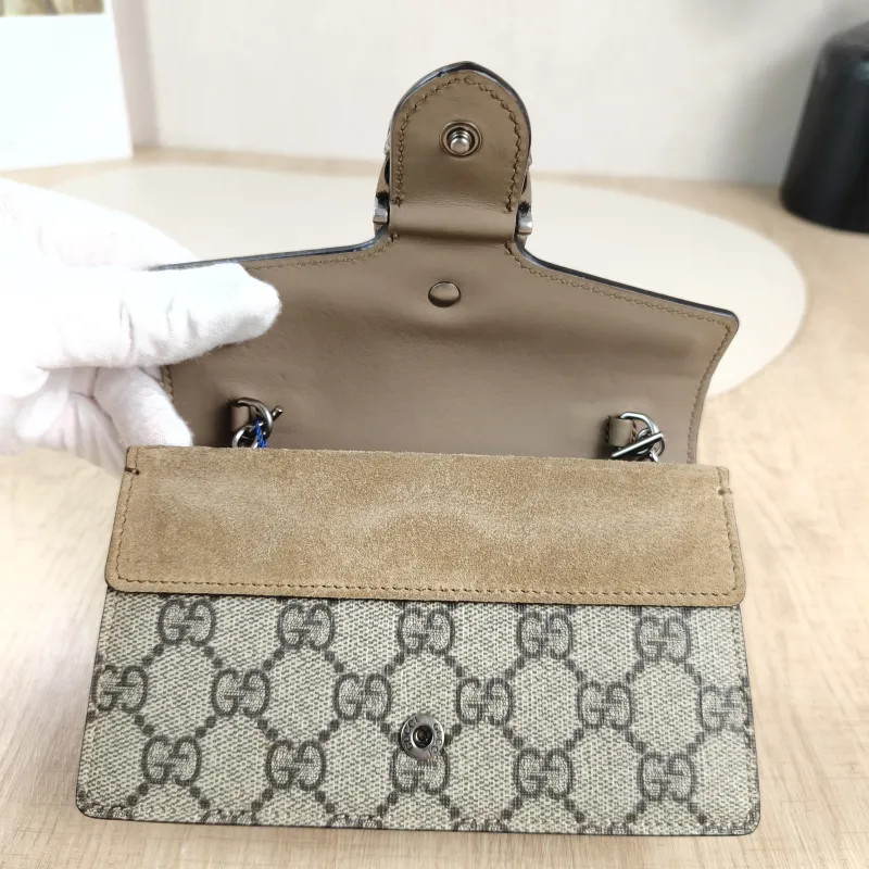 GUCCI Shoulder Bag Dionysus Monogram PVC Mini 16.5 × 4 × 10 cm — detail view 13 of 13
