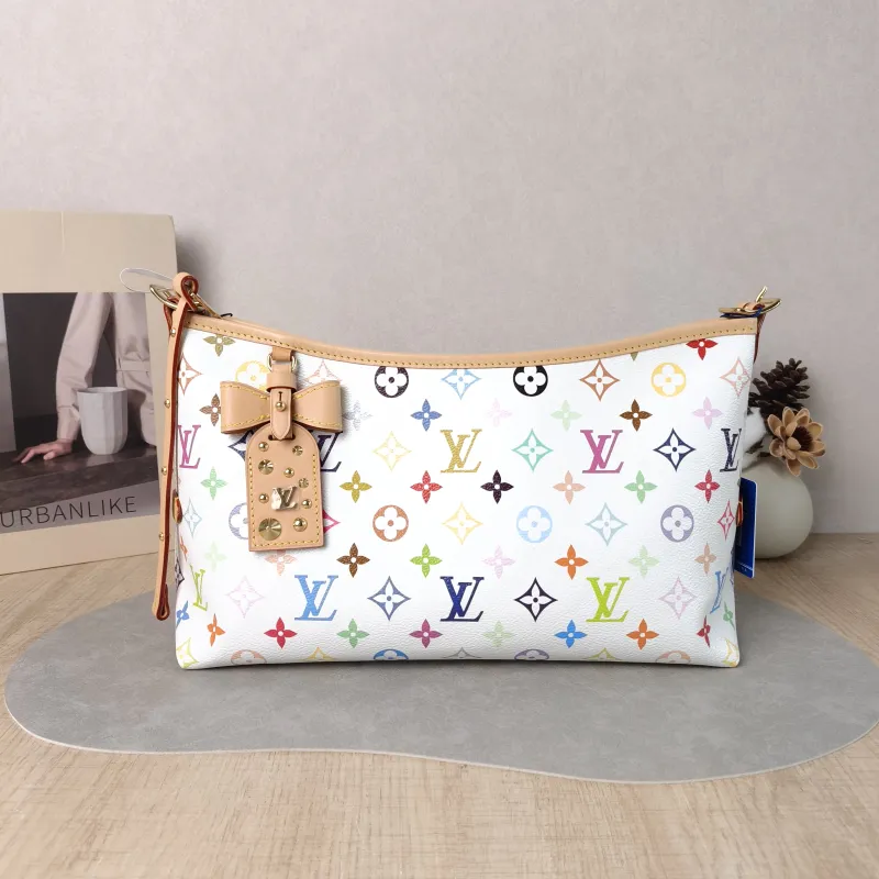 Louis Vuitton Shoulder Bag Carryall East West Multicolore PVC One Size 36 × 10 × 19 cm
