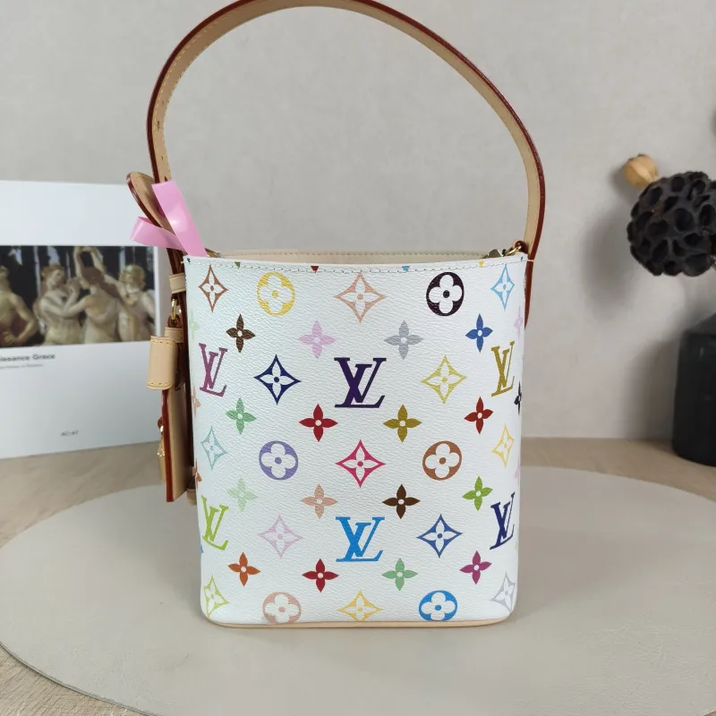 Louis Vuitton Top Handle Bag ALL IN BB Multicolore PVC BB 16 × 12 × 18 cm — detail view 8 of 11