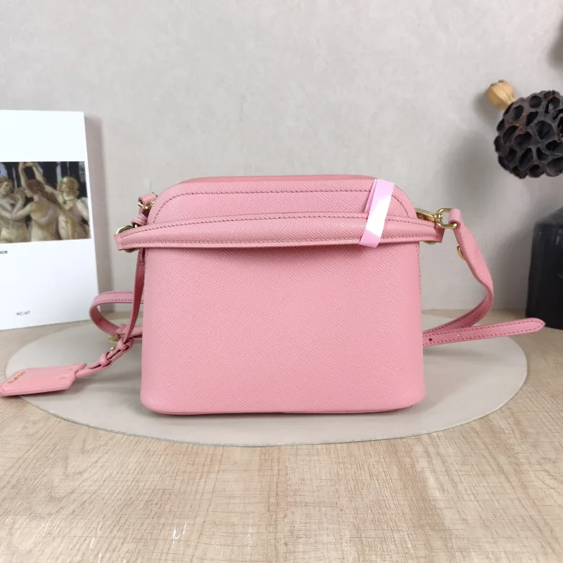 PRADA Crossbody Bag Top Handle Crossbody Bag Calfskin One Size 21 × 10 × 17 cm — cover view 5 of 5