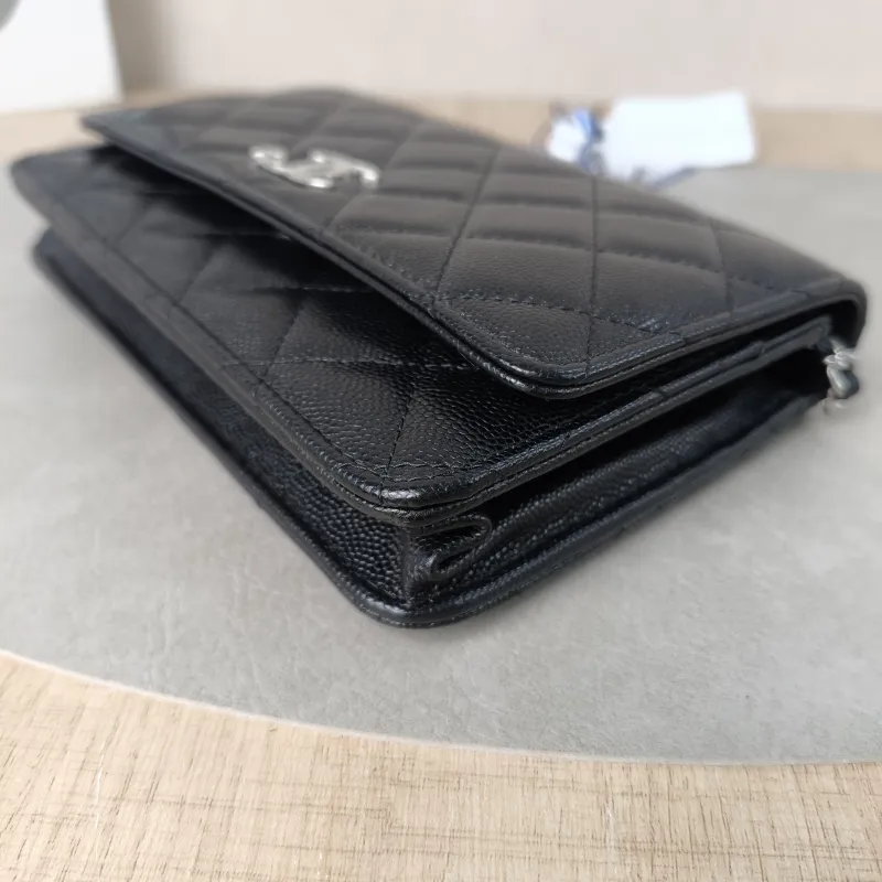 Chanel Crossbody Bag CF WOCWOC Bag Black Calfskin One Size19.2 × 3.5 × 12.3 cm — detail view 5 of 12