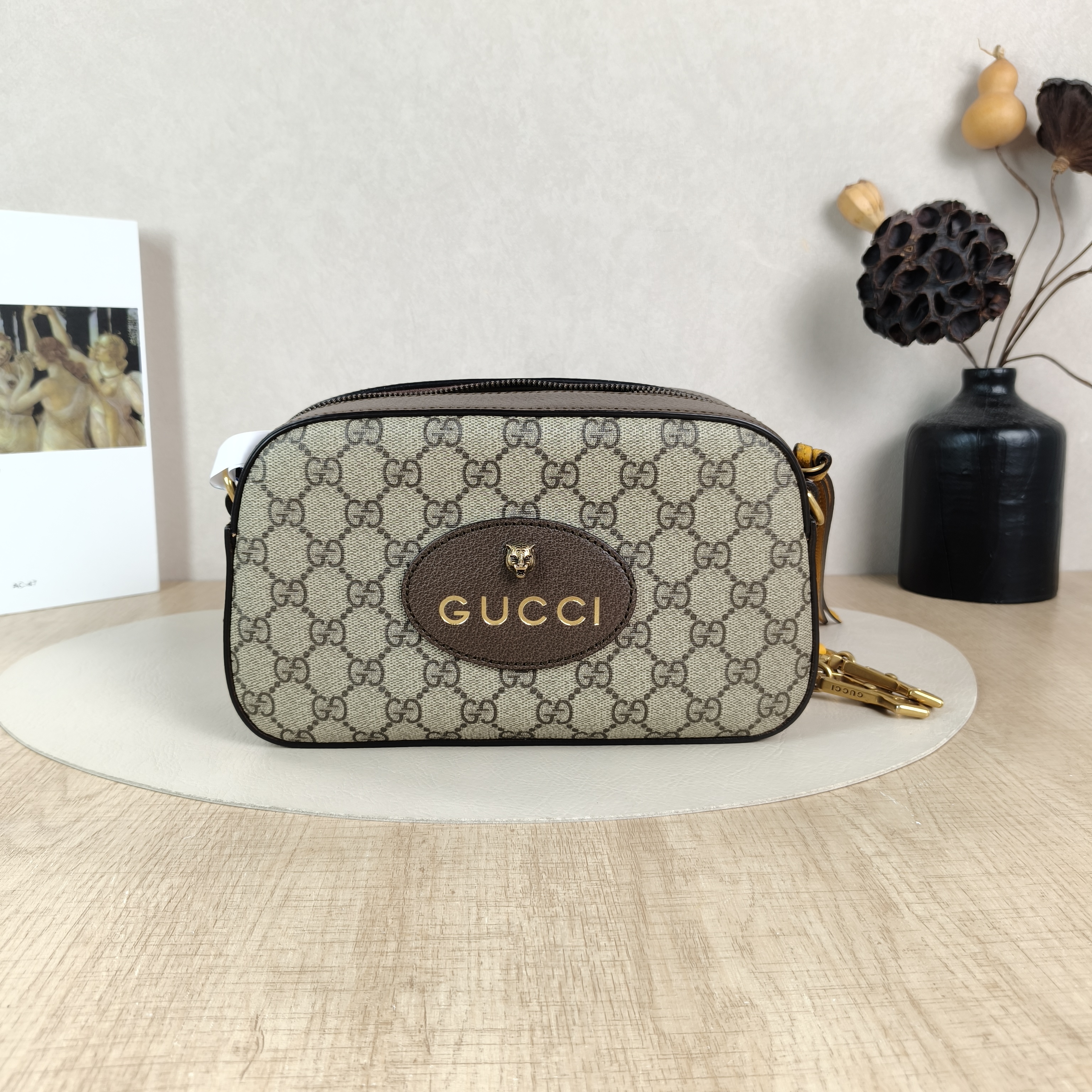 GUCCI Crossbody Bag Neo Vintage Camera Bag Monogram PVC Medium24 × 7 × 14.5 cm