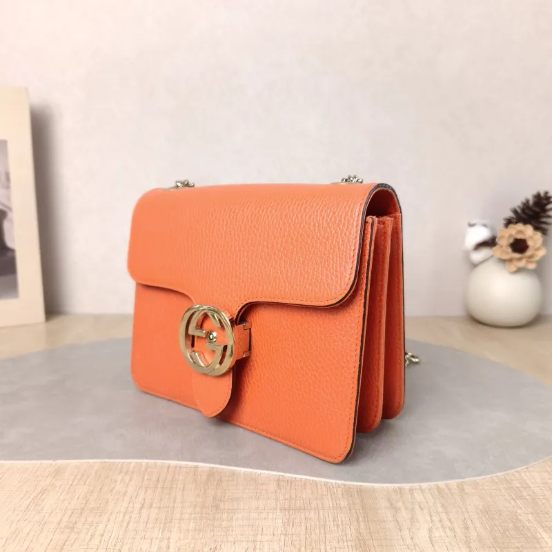 GUCCI Crossbody Bag Interlocking GG Calfskin Small 20 × 5 × 15 cm — cover view 5 of 5