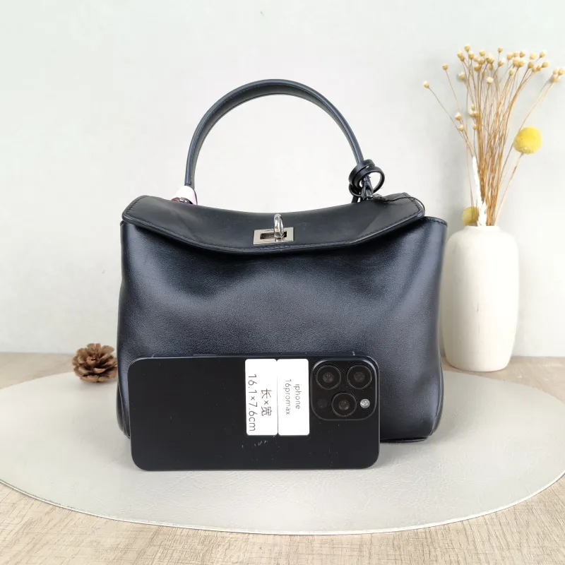 BALENCIAGA Crossbody Bag RODEO Black CC alfskin Mini 23 × 10 × 17 cm — cover view 3 of 5