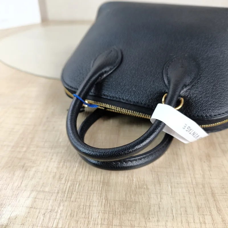 Hermès Crossbody Bag Bolide 1923 Top Handle Bag Black Lambskin Mini 18 × 8 × 15 cm K — detail view 4 of 11