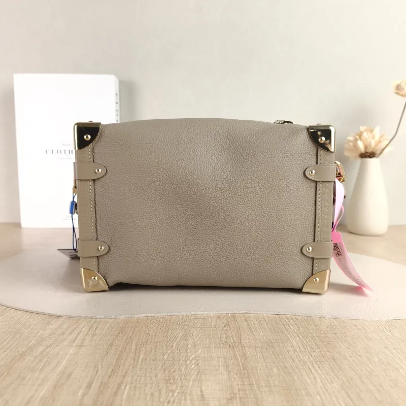 Louis Vuitton Crossbody Bag Side Trunk Box Calfskin Medium 23.5 × 8.5 × 16 cm — cover view 4 of 5